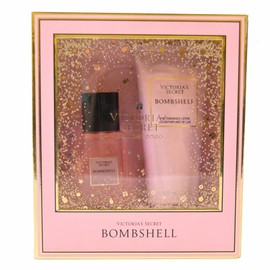 Victoria's Secret 2 Piece Gift Set Body Mist Spray Splash Fragrance Lotion New - Bombshell VS