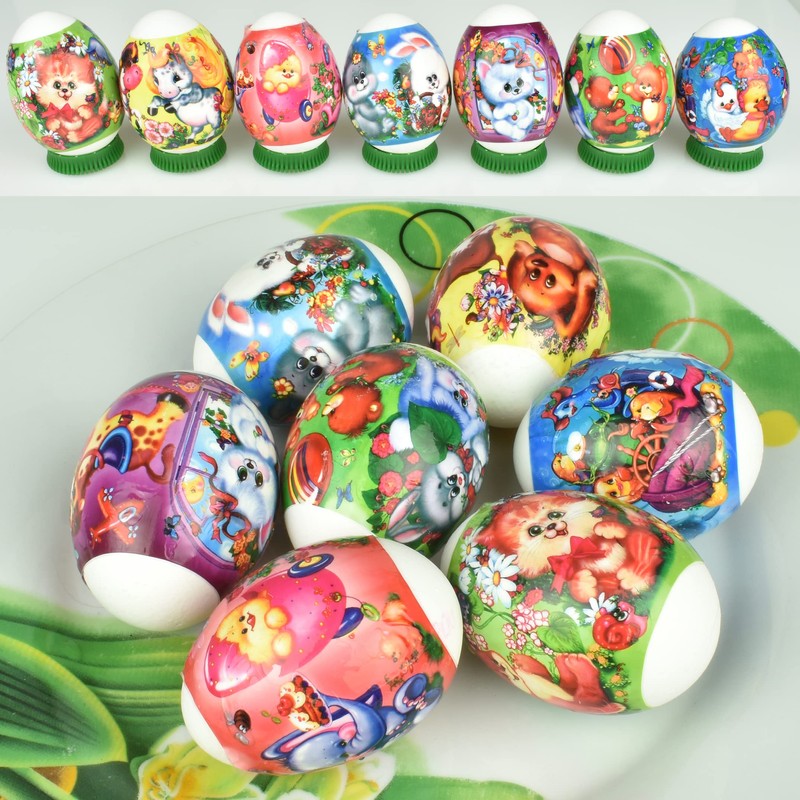 Easter Egg Decorating Kit - Pack 3 Thermo Shrink Sleeves