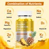 Calcium Magnesium Zinc Gummies with Vitamin D3 & K2 for