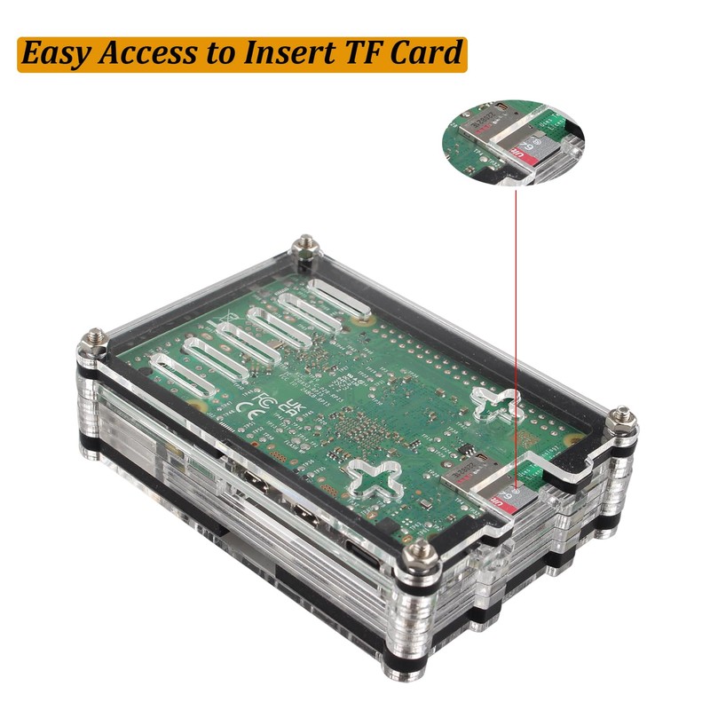 Generisch ZDE Acrylic Case with Active Cooler Fan 9 Layers