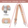 Bag Straps for Changing Silver Carabiner Adjustable Shoulder Strap for