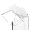 DIN A5 Prospektbox Weatherproof with Lid High from Acrylic Glass