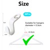 Bakecat Clothes Hanger Connector Hooks, 20 Pcs Coat Hanger Hooks