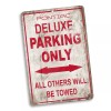 Unbranded Pontiac Deluxe Parking Only Others Towed Design 8x12 In.