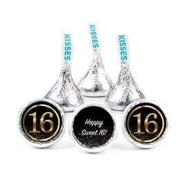 Sweet 16 Birthday Party Elegant Bash 3/4" Stickers (324 Stickers)