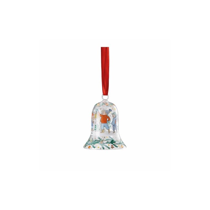 Hutschenreuther Glass Bell 2024 Christmas Lights 7 cm Crystal Bell,