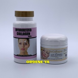 2 Hydrolyzed Collagen Plus Caps + 2 Biocollagen With Elastin Antioxidante Cream