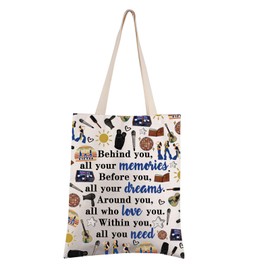 FEELMEM Mama Musical Gift Behind You All Your Memories Mamma Musical Tote Bag For Mamma Fans