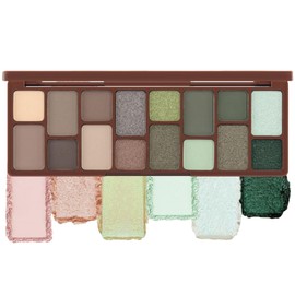 LIANGNISHI 16 Colors Full Glitter Eyeshadow Palette, Pearlescent Diamond, Multicolor Glass Smoke, Multi-Purpose European and American Style-02#