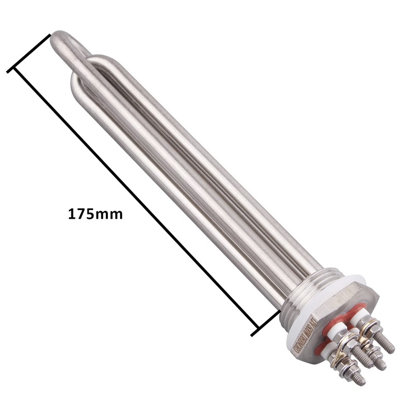DERNORD 12V 500W Immersion Heater Submersible Water Heater Element Stainless
