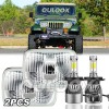 QULOOX For Ford Bronco 1978-1986 DOT 5x7" 7x6 inch LED