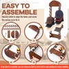 Wonderjune Wooden Hat Racks for Baseball Caps, Wall Mounted Baseball