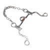 120mm Horse Mouth Snaffle with Chain Stainless Steel Horse Bit