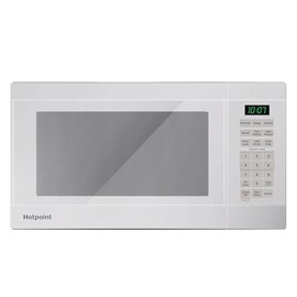 Hotpoint RES1072DTWW 0.7 Cu. Ft. Capacity Countertop Microwave Oven, White