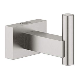 GROHE Essentials Cube 40511DC1 Bathroom Accessories Bathrobe Hook Concealed Attachment Supersteel