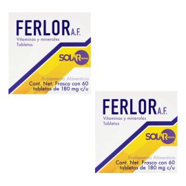 Ferlor Cajas Tabletas Solar Medical Sabor