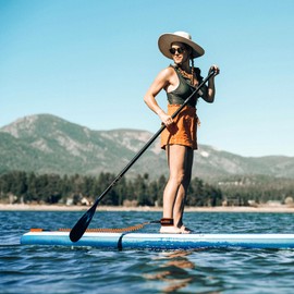 KOETSU Premium Paddle Board Leash - 10ft SUP Ankle Safety Rope, 7mm Thick Surfboard Leash for Longboard, Stand Up Paddle Board Accessories, SUP Replacement Leg Rope(Orange)