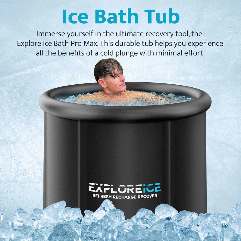 Explore Ice Bath Pro Max Extra Large Outdoor Athlete Cold