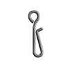 Z&S - 100 clips giratorios de acero inoxidable para colgar