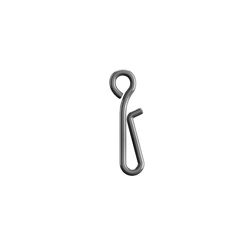 Z&S - 100 clips giratorios de acero inoxidable para colgar