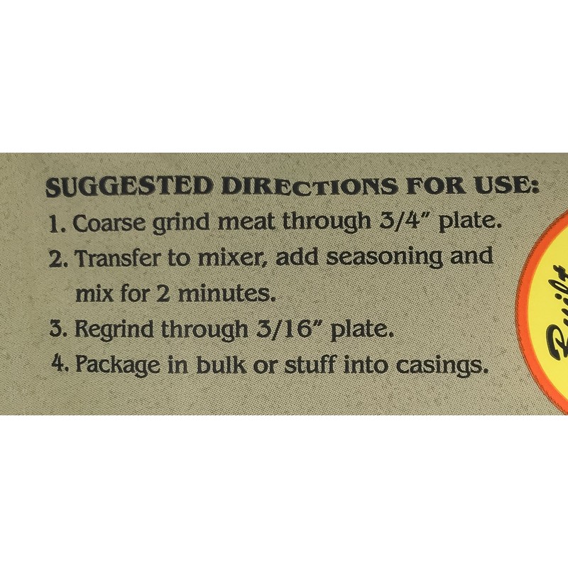 A.C. Legg's - Mild Italian Sausage Seasoning - 2 Pack