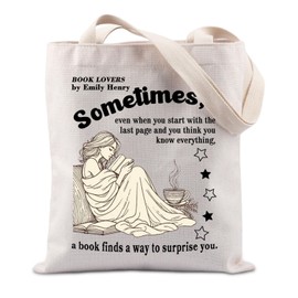 FUNYSO Emily Book Lovers Gift Emily Novel Readers Gift Book Lovers Fans Gift Emily Bookish Gift Tote Bag (Book Lovers Emily UK)