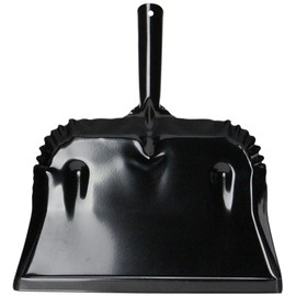 Fulton 182B-20PK 7-1/2" x 12-3/4" Dustpan Steel, Black