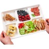 PRISTINE ENTERPRISE Large Strong 5 Compartment Disposable Plates for Lunch