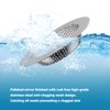 Huntonry 2PCS Kitchen Sink Stopper and Kitchen Sink Drain Strainer,