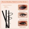2PCS Waterproof Gel Eyeliner Pencil Set – Classic Black, Long-Lasting,