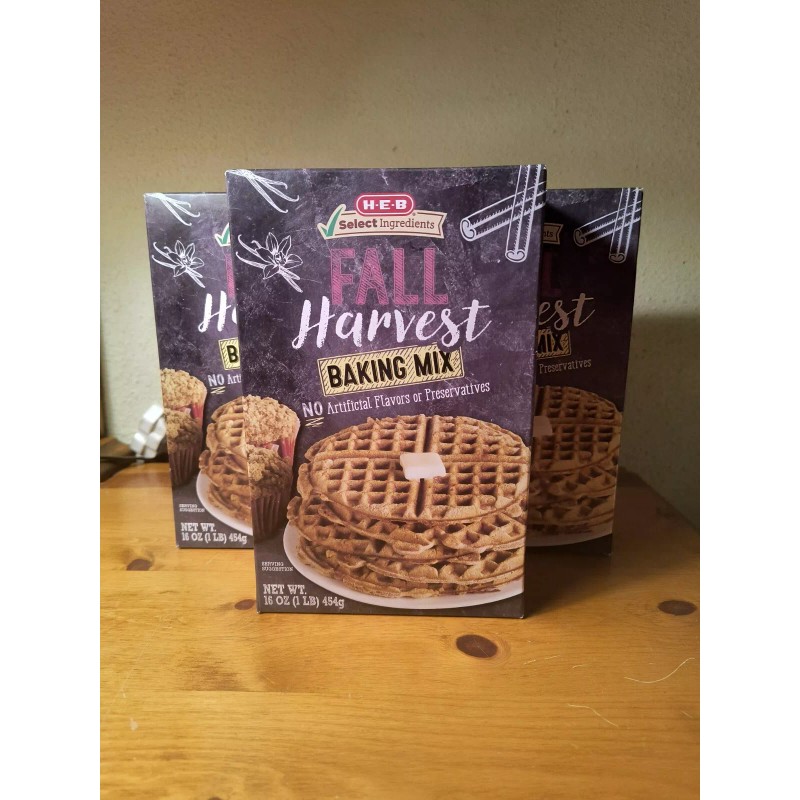 HEB X3 16oz Fall Harvest Apple Pancake Mix HEB Baking
