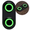 AutoLöc Power Accessories Oval Black Anodized 12V Momentary Push Button