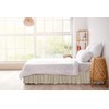 Wrap Around Dust Ruffle Bed Skirt - Cream - for