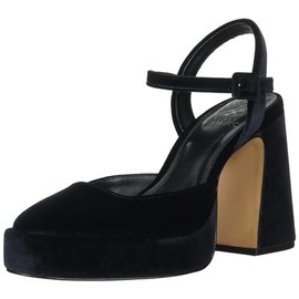 Vince Camuto Women's Martich High Heel Dress Pump, Black Velvet, 12