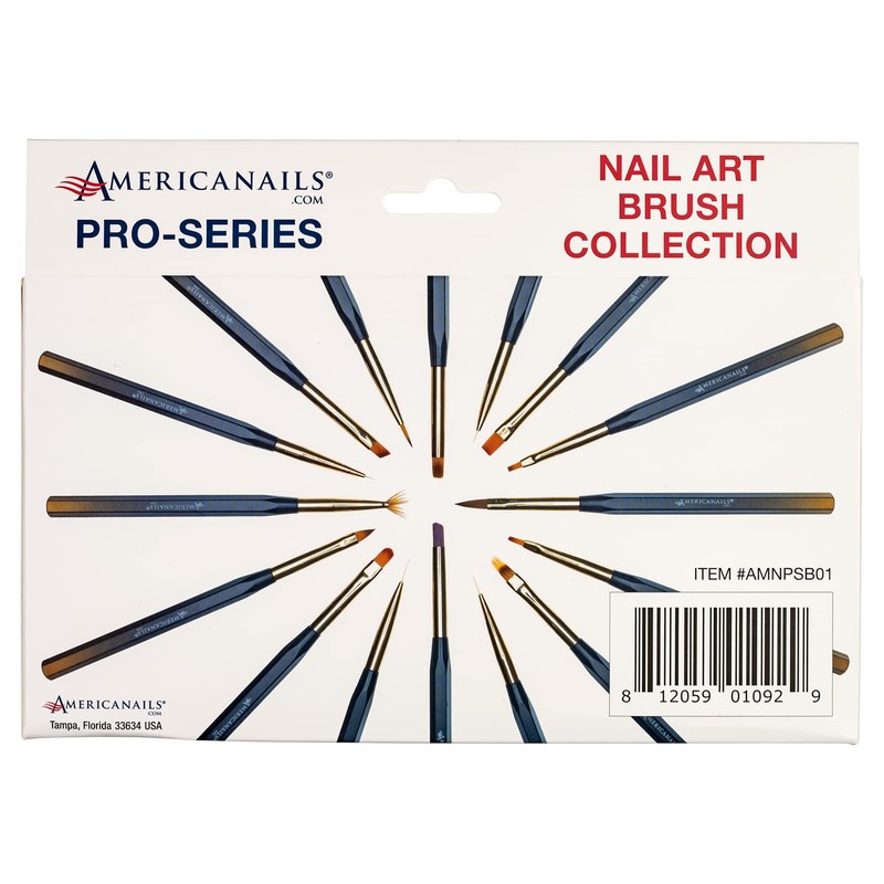 Americanails Pro-Series Nail Art Brush Collection