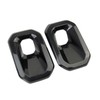crosselec Carbon Fiber Style Front Fog Lamp Trim Light Cover