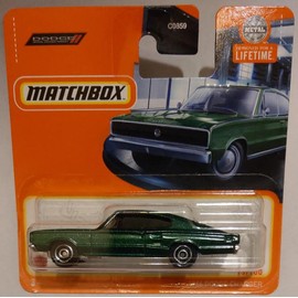 Matchbox 2024-1966 Dodge Charger [Metalflake Dark Green] Green 13/100