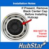 HubStar Hubcap Replacement for Ford Transit 150, 250, and 350: