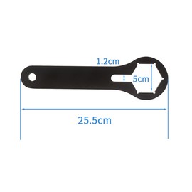 OldBones Universal 50 mm Motorrad Gabelkappenschlüssel Werkzeug/Stoßdämpfer Arm Demontage Schraubenschlüssel einseitig