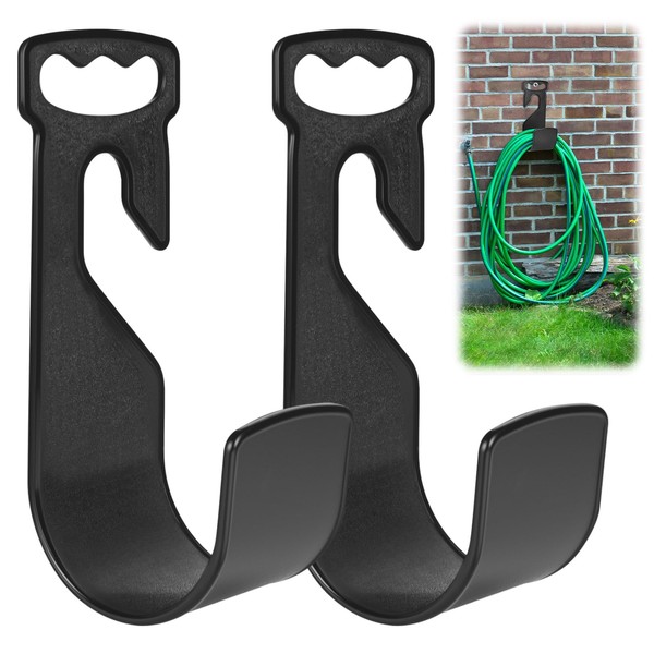 XCRPRT Gartenschlauchhalter mit Haltegriff, Robuster Schlauchaufhänger, Wandmontage Schlauchhaken, Wasserschlauchhalter Für