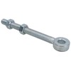 Swing Gate Long Eye Bolts Hinge + Nuts Adjustable Zinc