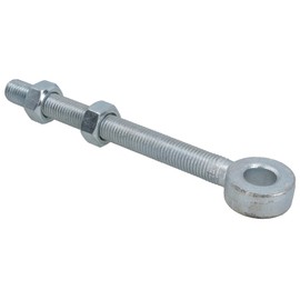 Swing Gate Long Eye Bolts Hinge + Nuts Adjustable Zinc Plated 20 x 150mm 1pc