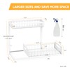 2 Pack Under Sink Organizer Storage 2-Tier Premium Metal Pull-Out