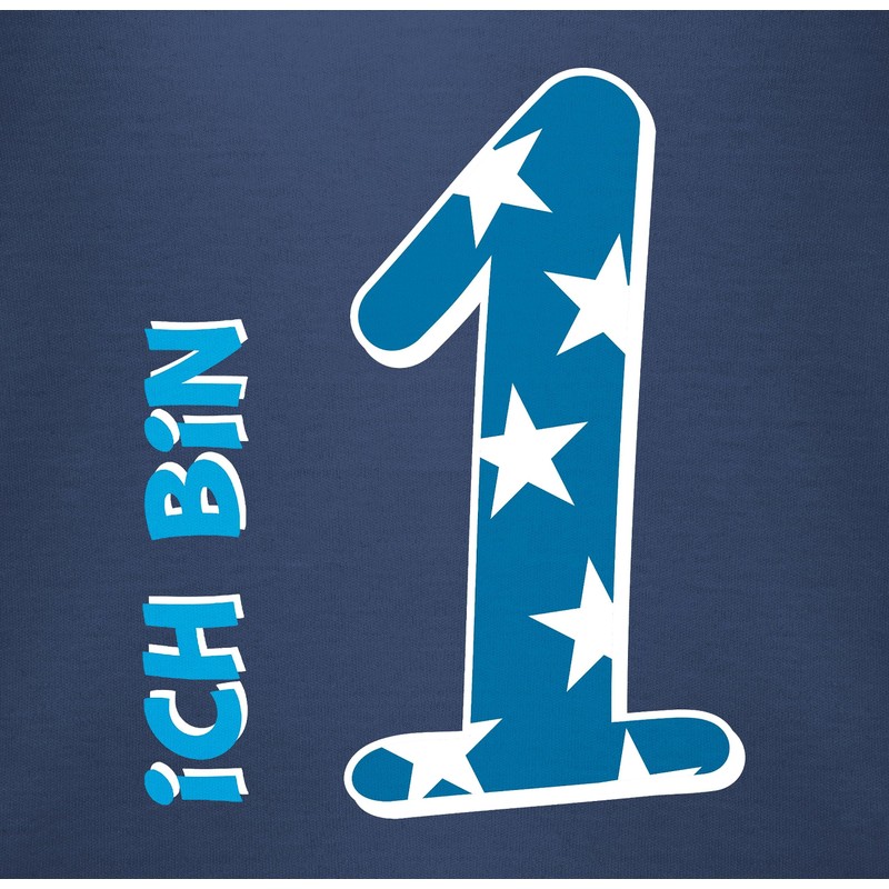 Shirtracer - 1st Birthday - Ich Bin eins Blau Junge