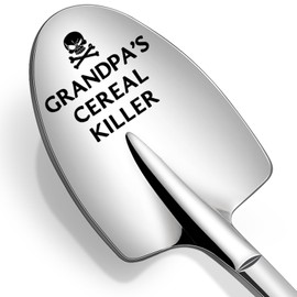 Lovingly Yours Grandpa's Cereal Killer Spoon Funny Grandpa Gifts - Birthday Gifts for Grandpa from Grandkids