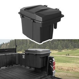 XUTVOTOR Bed Storage Box for Polaris Ranger XP 1000 900 800 570 500, Removable Cargo Storage Box for 2016-2024 Polaris Ranger/Ranger XP 500 570 800 900 1000, Polaris General 1000 Accessiories