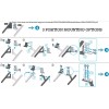 Sony NEW Sony XR-65A80J XR-55A80J Stand Legs (5-023-428-01 / 5-023-427-01)