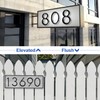 House Numbers, 5" Floating Stainless Steel Address House Number Sign,