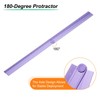 sourcing map 2pcs Folding Straight Ruler 30cm Metric Aluminum Alloy