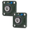 XIKE 2 Pcs UCF201-8 Bore 1/2" Pillow Block Square Flange